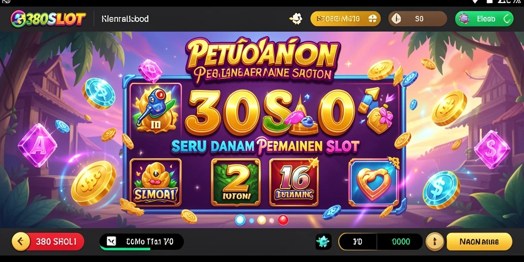 Tangkapan layar game 380SLOT menunjukkan aksi petualangan yang mendebarkan.