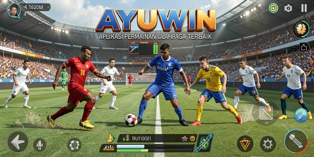 Gambaran gameplay <strong>AYUWIN</strong> yang seru dan kompetitif dalam olahraga.