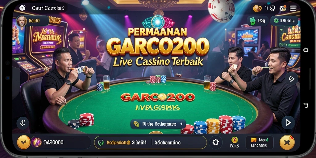 Screenshot menarik dari gameplay Live Casino di GARCO200 yang memukau.