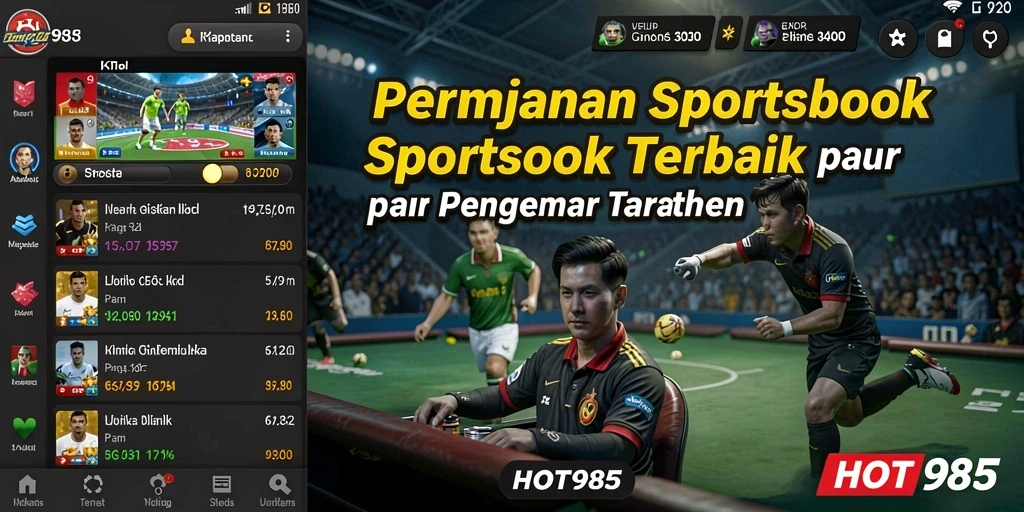 Tampilan gameplay Sportsbook yang menarik dengan berbagai pilihan taruhan.