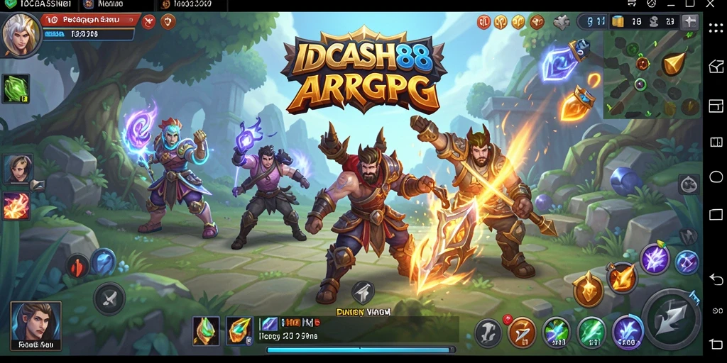 Gameplay seru IDCASH88 menampilkan aksi pertarungan yang mengesankan.