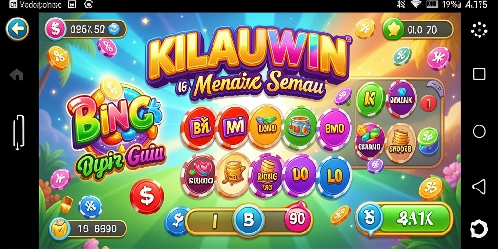 Gameplay KILAUWIN yang seru dan menarik saat bermain Bingo.