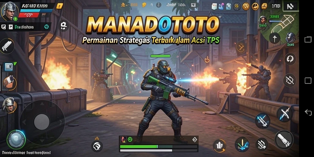 Screenshot menunjukkan momen seru dalam gameplay TPS.