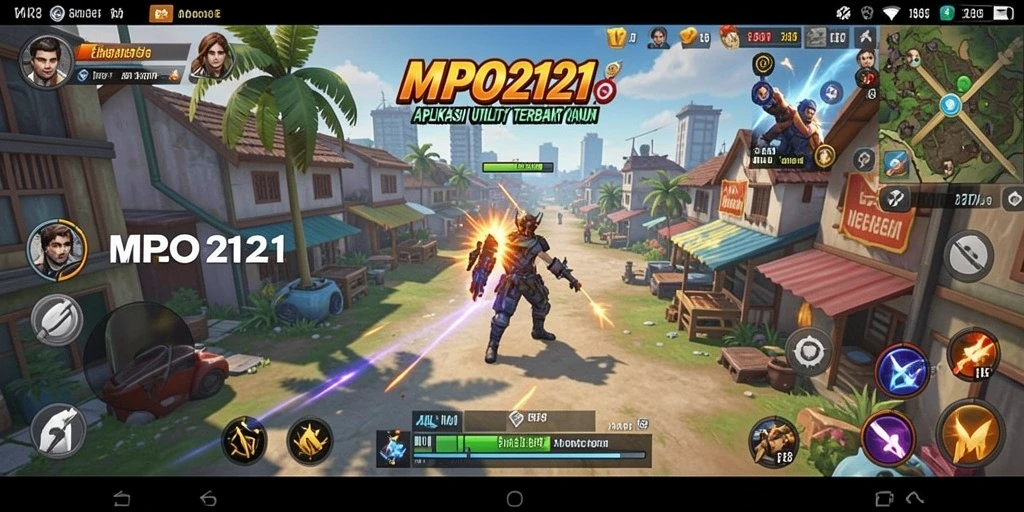 Tampilan utama MPO2121 menampilkan berbagai alat Utility yang lengkap.