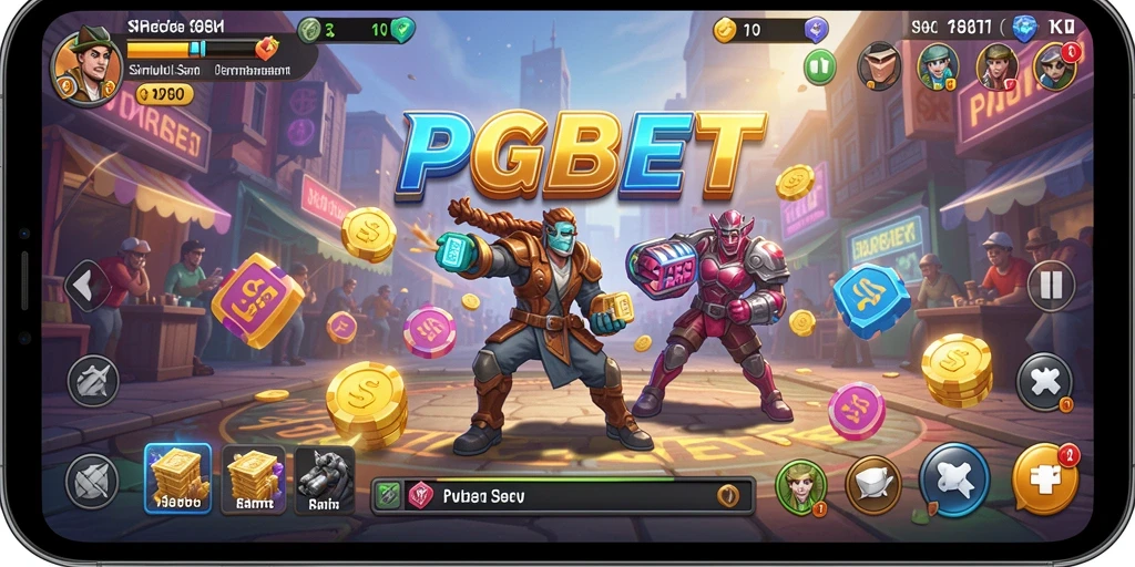 Screenshot PGBET menunjukkan gameplay simulasi yang menarik.