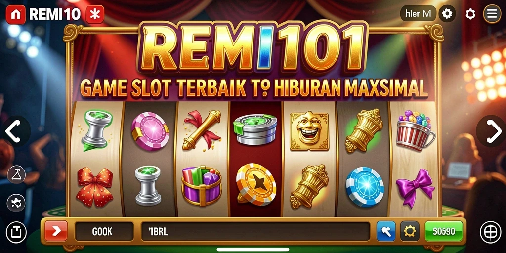 Menampilkan gameplay seru dari game Slot REMI101.