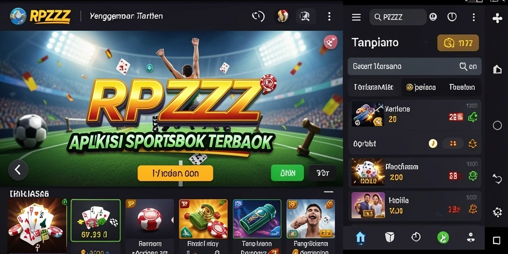 Tampilan gameplay RPZZZ yang menarik dan informatif.
