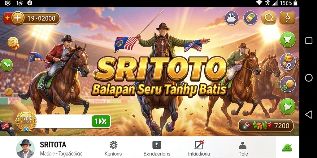 Tampilan gameplay balap yang mendebarkan di SRITOTO.