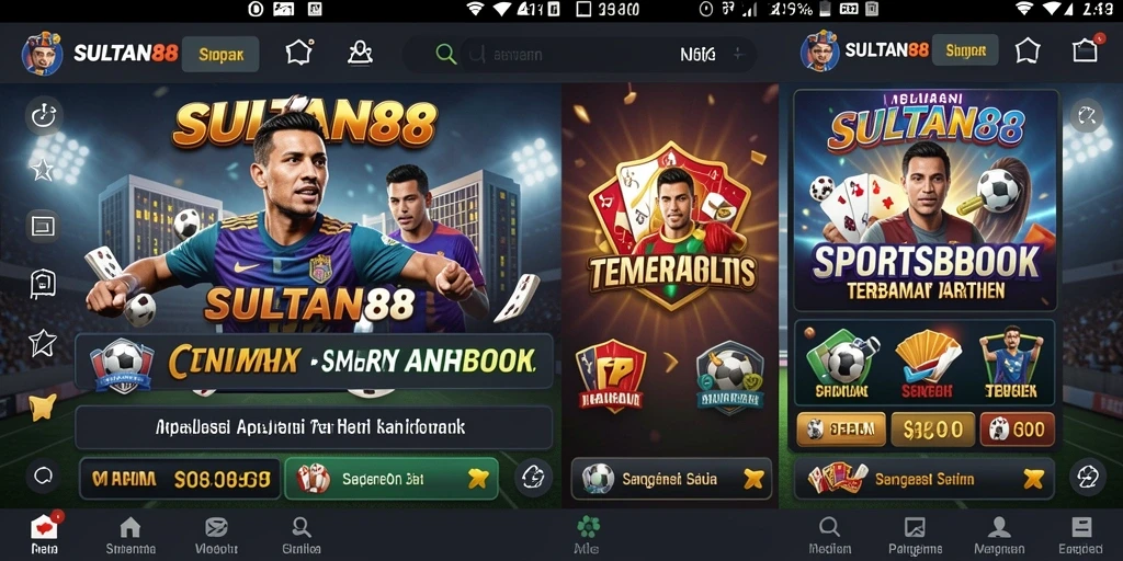 Tampilan gameplay yang menarik dari aplikasi sportsbook SULTAN88.